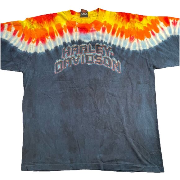 Harley Davidson Shirt Men’s Extra Large Tie Dye Gatlinburg TN 2006 Motorcycle XL - Picture 1 of 13